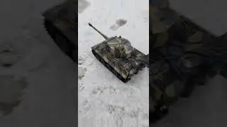 German Tiger "Tiki" Icy Road #shorts  #rc #tank  #ww2