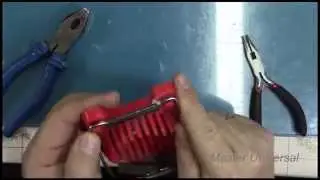 Как поставить струну на яйцерезку.