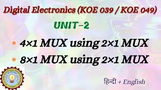 Implementation of Higher order mux by lower order Mux | Digital Electronics (KOE 039)