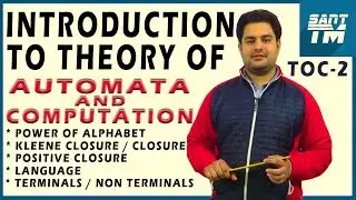 Theory of Computation Basics | Kleene Closure| Language | Terminals | NonTerminals