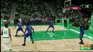 NBA 2K22 Boston Celtics vs New York Knicks