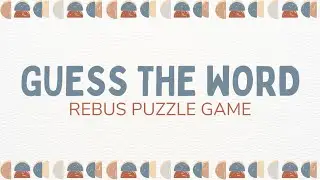 Guess the word. Rebus puzzle #2