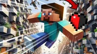 Minecraft HALF HEART Challenge in HINDI ! Can I ESCAPE ?