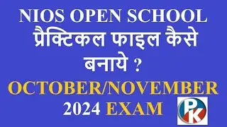 Nios Practical Syllabus Lab Manual How To Make Practical File 10 and 12 Class Pdf Exam October 2024