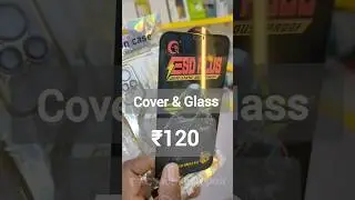 Cover & High Quality Tempered Glass ₹120 Offers 🔥 T T C Mobile Repair ✓
