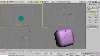 3dsmax.  Урок 138. Выполнение команды Shape merge