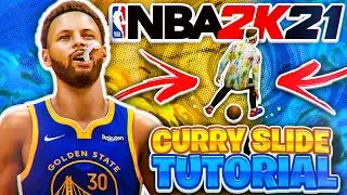 CURRY SLIDE TUTORIAL NEXT GEN NBA 2K21 + HOW TO SPAM CURRY SLIDE!!
