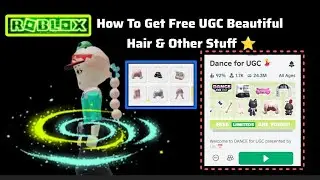 How To Get Free UGC Beautiful Hair & Other Stuff 🥰 #roblox #robloxgames #gaming
