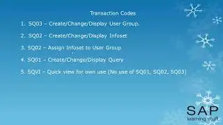 Class 1  SAP Query