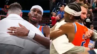 Luka Doncic & Shai Gilgeous-Alexander Showed Respect to Each Other after Their Duel Dallas Oklahoma