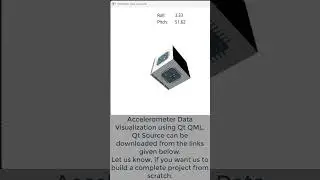 Accelerometer Data Visualization in 3D using 