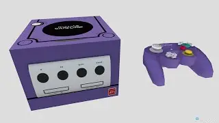 FREE low poly Game Cube