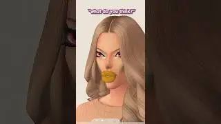 when my sims get new makeup 💄| the sims 4 #sims #thesims4 #sims4 #shorts