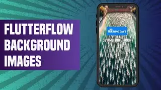 How to add a background image in Flutterflow