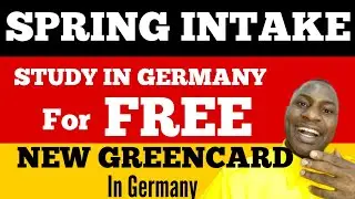 STUDY IN GERMANY FOR FREE, APPLY AND GERMANY NEW GREEN CARD