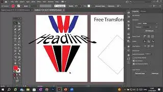 Adobe Illustrator Class-Nineteen | Free Transform, Perspective Distort, Free Distort | Puppet Warp