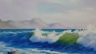 Oil painting: How to paint the sea. Artist Yuzhakov