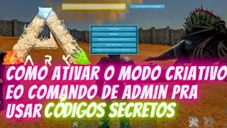 Como Ativar o Modo Criativo e Comando de admin no Ark Host Solo - X Box Séries s