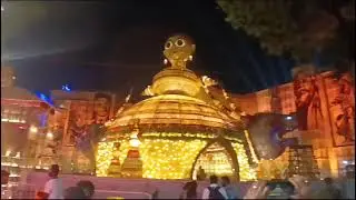 Street in Kolkata during dasara