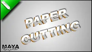 Paper Cutting Effect in Coreldraw | Typography illustration in Coreldraw | Maya Graphics