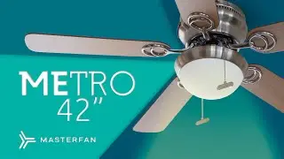 Instala tu ventilador de techo CON LUZ LED🪛💡 | Masterfan