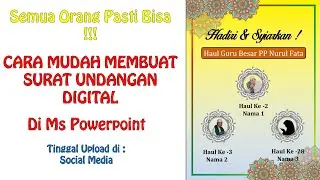 CARA MEMBUAT UNDANGAN DIGITAL