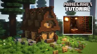 COMO CONSTRUIR UMA PEQUENA BIBLIOTECA - Minecraft Tutorial