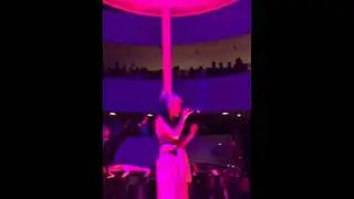 Grimes at the Guggenheim Museum