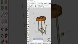 wooden stool in 