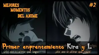 ✅ Primer enfrentamiento entre Kira y L 👏 Como presentar un rival | Los Mejores Momentos del Anime #2
