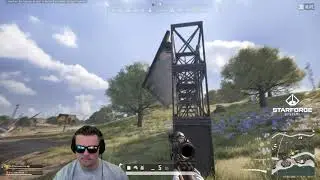 There's a guy parachuting behind you, Bob