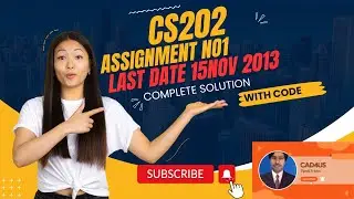 CS202 Assignment No1 Nov 2023 | CS202 Assignment No1 15 Nov 2023 With Complete Solution |  CAD4US