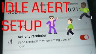 How to Enable Activity Reminder in Huawei Band 3E||How Enable Idle Alert In Huawei Band 3E