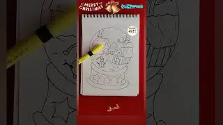 christmas easy drawing l Christmas drawing #drawing #draw #shorts #shots #christmas #shortvideo