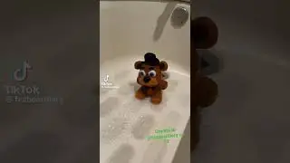 Sad Freddy Fazbear showering