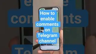 How to enable comments on Telegram channel