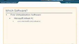 1.0 Using Virtual Machines Tutorial: Groundwork (Part 2)
