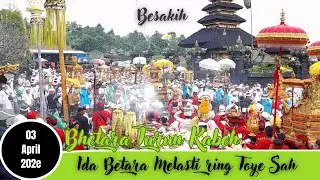 IRING IRINGAN MELASTI BHETARA TURUN KABEH BESAKIH || Purnama Kedasa 2023
