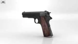 Colt M1911 3D model by 3DModels.org