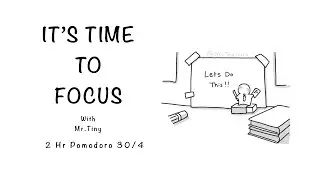 2-HOUR STUDY WITH ME | Pomodoro timer 4x30 | Study & Work | Deep Focus | Lofi ☕