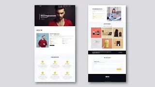Responsive Portfolio Website Using Html Css & Javascript | Part 3