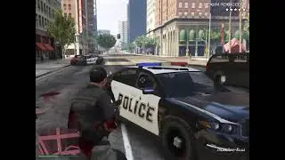 Эпичная бойня с копами за Командира Мерриуэзер в GTA V Grand Theft Auto V Выпуск 59
