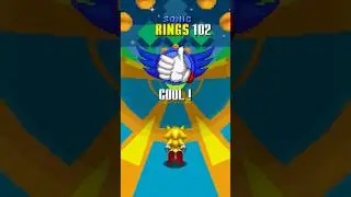 Sonic 2 - Super Sonic in Special stages