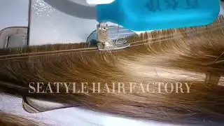 Seatyle hair extension factory. -Full cuticle intact| 100% human hair|Double drawn hair
