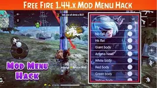 Mod Menu Free Fire 1.44.0 || High Damage, Wall Hack, No Recoil || The Raavn Gaming