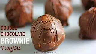 Double Chocolate Brownie Truffles