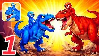 Super Dino War - Gameplay Walkthrough Part 1 - Super Dino War: Dino Squad (iOS, Android)