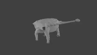 Pinacosaurus (Base mesh) - Blender Showcase