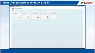 Freight Settlement   How to Create and Submit an Invoice with a Dispute