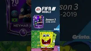 Neymar JR FIFA MOBILE Evolution 💔 #fifamobile #fcmobile #fifa